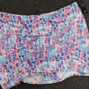 Torrid Pineapple Swim Skirt Size 3